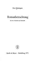 Romanbetrachtung by Kurt Bräutigam