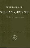 Cover of: Stefan George und die Griechen: Idee einer neuen Ethik.