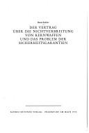 Cover of: Der Vertrag über die Nichtverbreitung von Kernwaffen und das Problem der Sicherheitsgarantien.