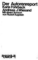 Cover of: Der Autorenreport