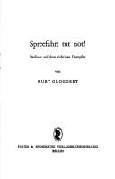 Cover of: Spreefahrt tut not!: Berliner auf dem richtigen Dampfer.