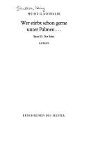 Cover of: Wer stirbt schon gerne unter Palmen ... by Heinz G. Konsalik