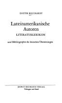 Cover of: Lateinamerikanische Autoren: Literaturlexikon und Bibliographie der deutschen Übersetzungen