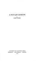 Cover of: A Navajo lexicon by Hoijer, Harry