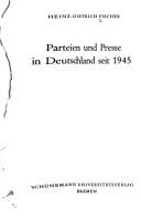Cover of: Parteien und Presse in Deutschland seit 1945.