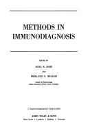 Cover of: Methods in immunodiagnosis. | Noel R. Rose