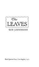 Cover of: The leaves.