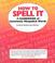 Cover of: The perfect speller