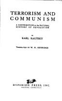 Cover of: Terrorismus und Kommunismus: Ein Beitrag zur Naturgeschichte der Revolution