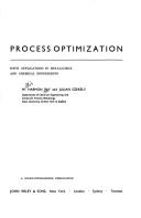 Cover of: Process optimization, with applications in metallurgy and chemical engineering by W. Harmon Ray