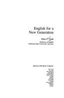 Cover of: English for a new generation