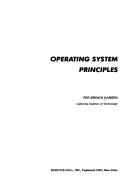 Cover of: Operating system principles. by Per Brinch Hansen