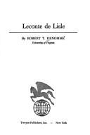 Leconte de Lisle by Robert Thomas Denommé