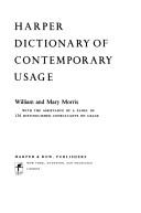 Cover of: Harper dictionary of contemporary usage
