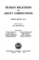 Cover of: Human relations in adult corrections.
