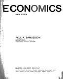 Cover of: Economics by Paul Anthony Samuelson