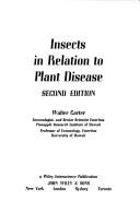 Cover of: Insects in relation to plant disease.