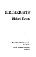 Cover of: Birthrights