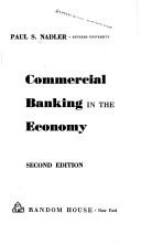 Cover of: Commercial banking in the economy