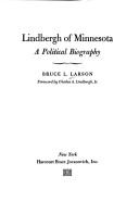 Cover of: Lindbergh of Minnesota | Larson, Bruce L.