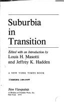 Cover of: Suburbia in transition.
