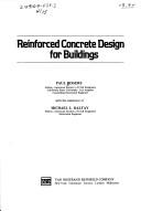 Cover of: Reinforced concrete design for buildings