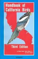 Cover of: Handbook of California birds by Vinson Brown