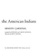 Cover of: Homage to the American Indians.