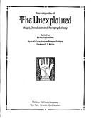 Cover of: The encyclopedia of the unexplained: magic, occultism, and parapsychology. by Richard Cavendish