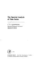 The spectral analysis of time series by Lambert Herman Koopmans