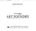 Cover of: Art foundry.