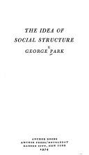 Cover of: idea of social structure