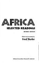 Cover of: Africa; selected readings