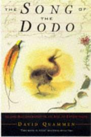 Cover of: Song of the Dodo by David Quammen