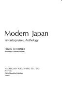 Cover of: Modern Japan: an interpretive anthology.