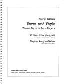 Cover of: Form and style by William Giles Campbell