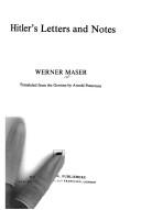 Hitlers Briefe und Notizen by Werner Maser