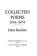 Cover of: Collected poems, 1924-1974.