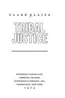 Cover of: Tribal justice.