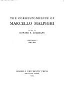 Cover of: The correspondence of Marcello Malpighi by Marcello Malpighi