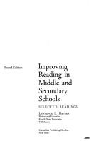 Cover of: Improving reading in middle and secondary schools by Lawrence E. Hafner