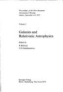 Cover of: Galaxies and relativistic astrophysics.