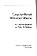 Cover of: Computer-based reference service