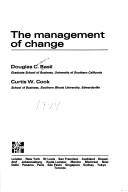 Cover of: The management of change