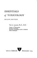 Cover of: Essentials of toxicology