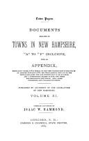 Cover of: Town papers. Documents relating to towns in New Hampshire.