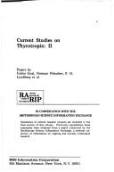 Cover of: Current studies on thyrotropin by papers by B. J. Ormston [and others]