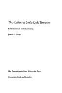 The letters of Emily Lady Tennyson by Tennyson, Emily Sellwood Tennyson Baroness