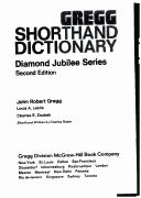 Cover of: Gregg shorthand dictionary by John Robert Gregg