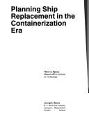 Cover of: Planning ship replacement in the containerization era